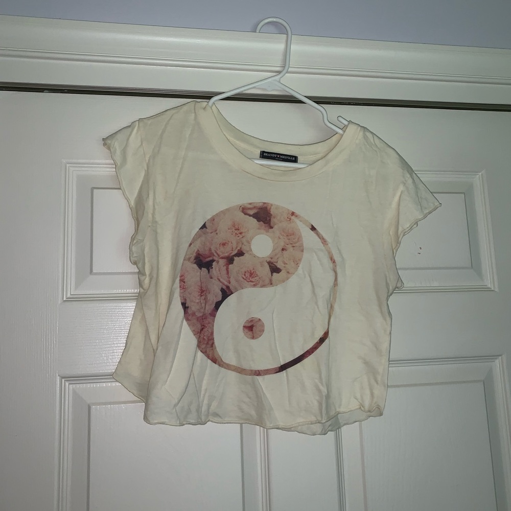 yin yang crop top